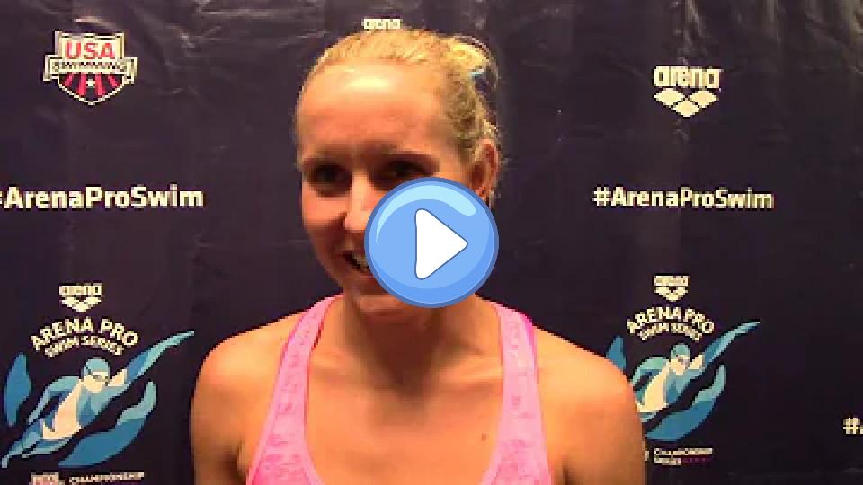 Video thumb: Jessica Hardy, Trojan (after 100m breaststroke final)