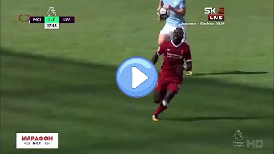 Play video: Ederson Moraes' Foul on Sadio Mane Results in Injury Video thumb: Ederson Moraes' Foul on Sadio Mane Results in Injury