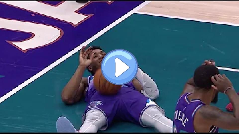 Play video: Donovan Mitchell Gets Hit in a Sensitive Area vs. Kings Video thumb: Donovan Mitchell Gets Hit in a Sensitive Area vs. Kings
