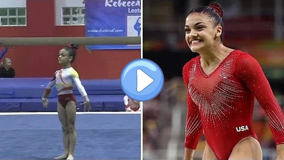 Play video: Watch Olympian Laurie Hernandez's Impressive Gymnastics Routine at 8 Years Old Video thumb: Watch Olympian Laurie Hernandez's Impressive Gymnastics Routine at 8 Years Old