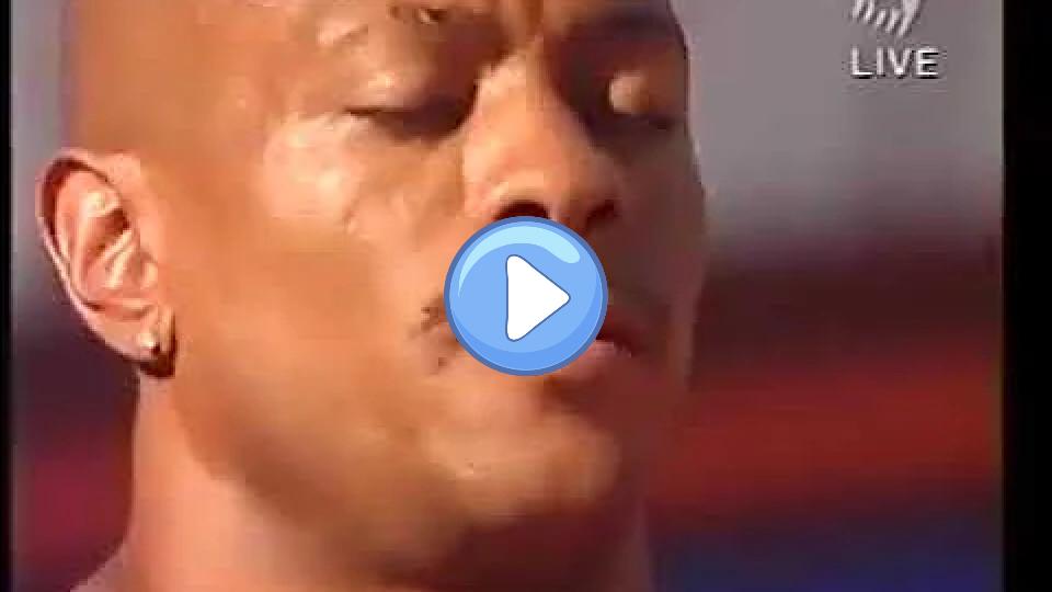 Play video: 100m Final Edmonton 2001: Maurice Greene ran 9.82 with a headwind and an injury in the last 20 meters. Video thumb: 100m Final Edmonton 2001: Maurice Greene ran 9.82 with a headwind and an injury in the last 20 meters.