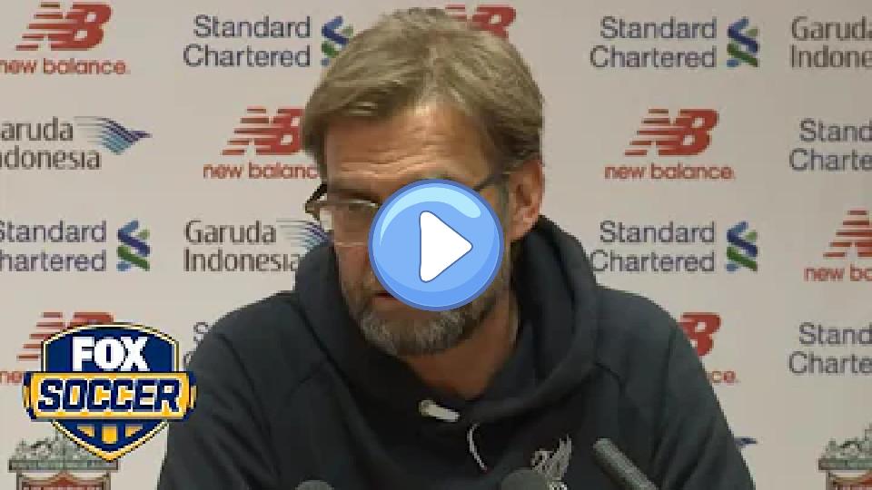 Play video: Jürgen Klopp concerned over Divock Origi's injury | FOX Soccer Video thumb: Jürgen Klopp concerned over Divock Origi's injury | FOX Soccer