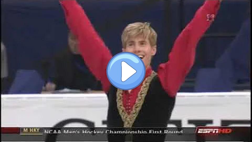 Play video: Jeffrey Buttle (CAN) - 2008 World Figure Skating Championships, Men's Free Skate (US, ABC) Video thumb: Jeffrey Buttle (CAN) - 2008 World Figure Skating Championships, Men's Free Skate (US, ABC)