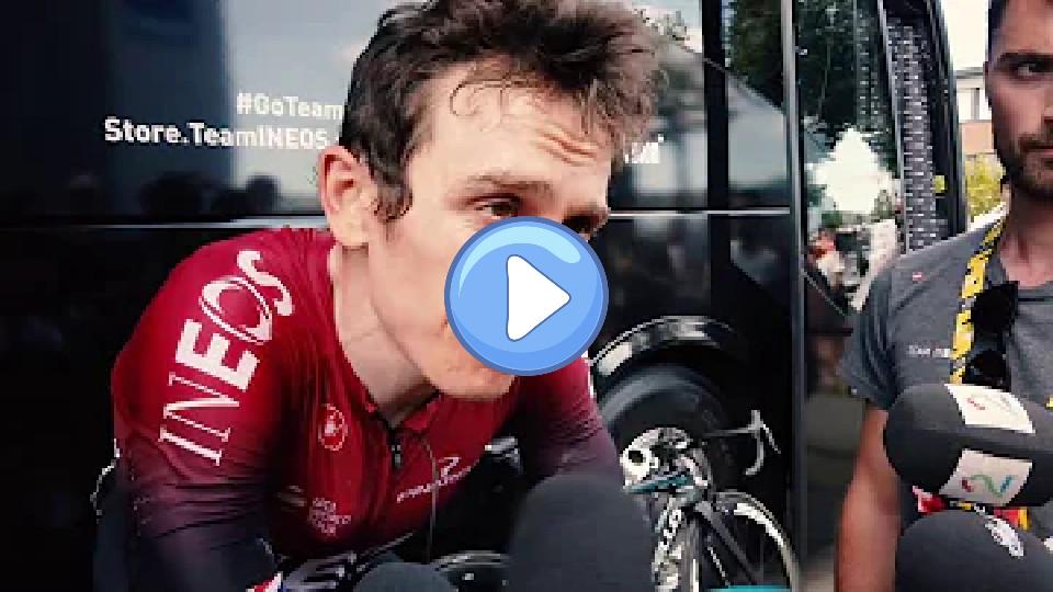 Play video: Geraint Thomas on His Stage 8 Crash at the Tour de France Video thumb: Geraint Thomas on His Stage 8 Crash at the Tour de France