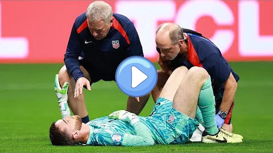 Play video: Matt Turner, USA goalkeeper, horribly injured / Panama - USA 2-1 / Copa America 2024 Video thumb: Matt Turner, USA goalkeeper, horribly injured / Panama - USA 2-1 / Copa America 2024