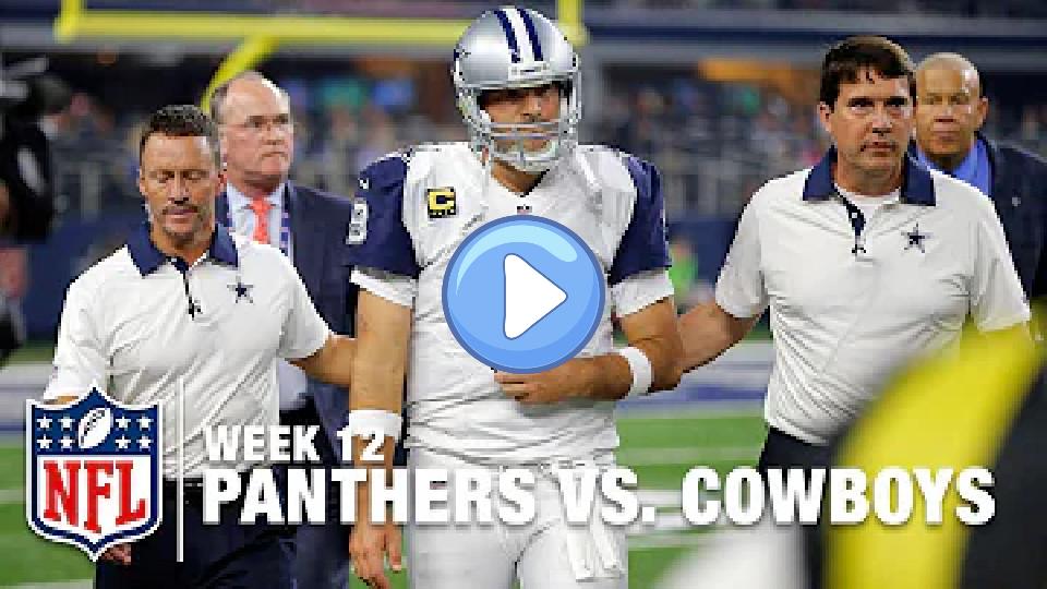 Play video: Romo Sacked & Injures Clavicle | Panthers vs. Cowboys | NFL Video thumb: Romo Sacked & Injures Clavicle | Panthers vs. Cowboys | NFL