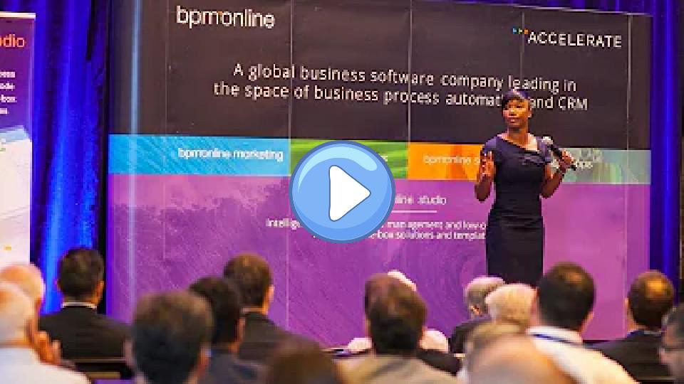 Play video: Carmelita Jeter | ACCELERATE Event in Boston | Creatio Video thumb: Carmelita Jeter | ACCELERATE Event in Boston | Creatio