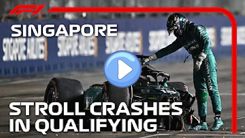 Play video: Stroll Walks Away from Dramatic Crash | 2023 Singapore Grand Prix Video thumb: Stroll Walks Away from Dramatic Crash | 2023 Singapore Grand Prix