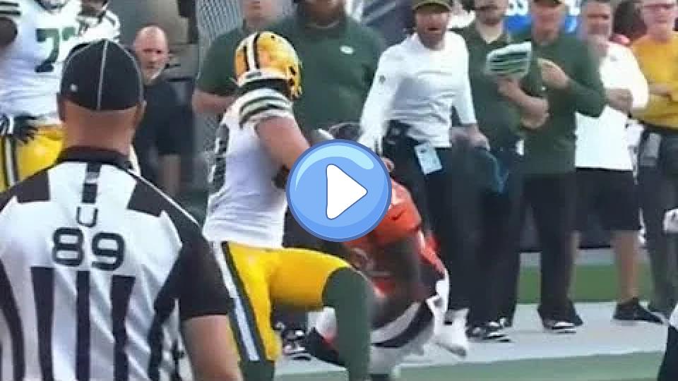 Play video: Broncos' Kareem Jackson EJECTED for Hit on Packers' Luke Musgrave Video thumb: Broncos' Kareem Jackson EJECTED for Hit on Packers' Luke Musgrave