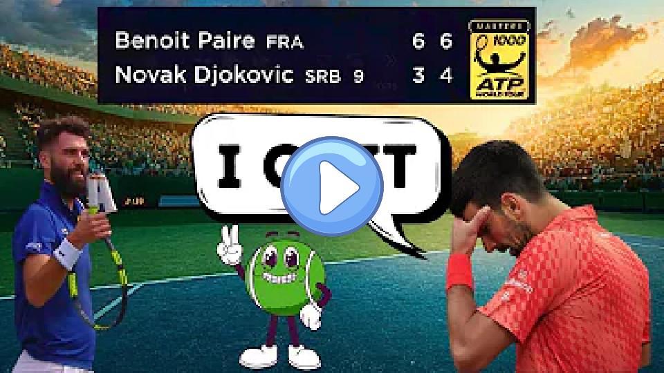 Play video: Did Benoit Paire Make Djokovic Quit Tennis? Video thumb: Did Benoit Paire Make Djokovic Quit Tennis?