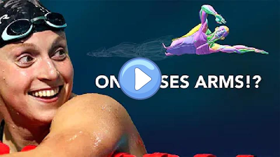Play video: Her swimming strategy should be impossible! Video thumb: Her swimming strategy should be impossible!