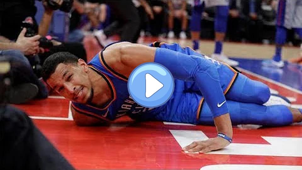 Play video: Andre Roberson Ruptures Patellar Tendon in Scary Injury Against Pistons! Video thumb: Andre Roberson Ruptures Patellar Tendon in Scary Injury Against Pistons!