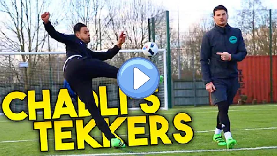 Play video: Nacer Chadli shows the F2Freestylers his skills! Video thumb: Nacer Chadli shows the F2Freestylers his skills!