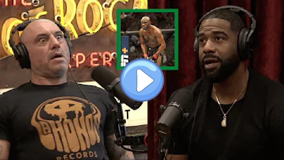Play video: Kamaru Usman's knees are so damaged that he can't even walk on concrete - Joe Rogan Video thumb: Kamaru Usman's knees are so damaged that he can't even walk on concrete - Joe Rogan