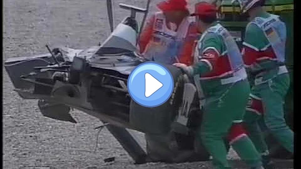 Play video: Brundle predicted the Bianchi incident in 1998. Video thumb: Brundle predicted the Bianchi incident in 1998.