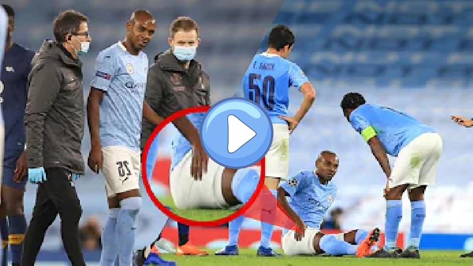 Video thumb: Fernandinho injured against Porto