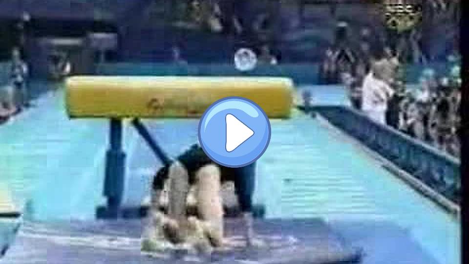 Play video: Khorkina Olympic Games 2000 AA VT 9.343 (2) Video thumb: Khorkina Olympic Games 2000 AA VT 9.343 (2)