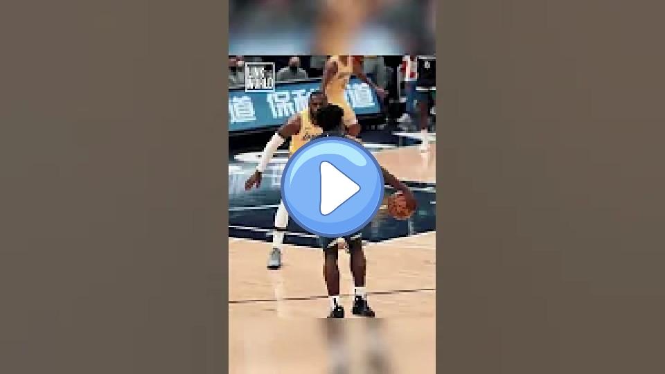 Play video: Anthony Edwards sizes up LeBron. Video thumb: Anthony Edwards sizes up LeBron.
