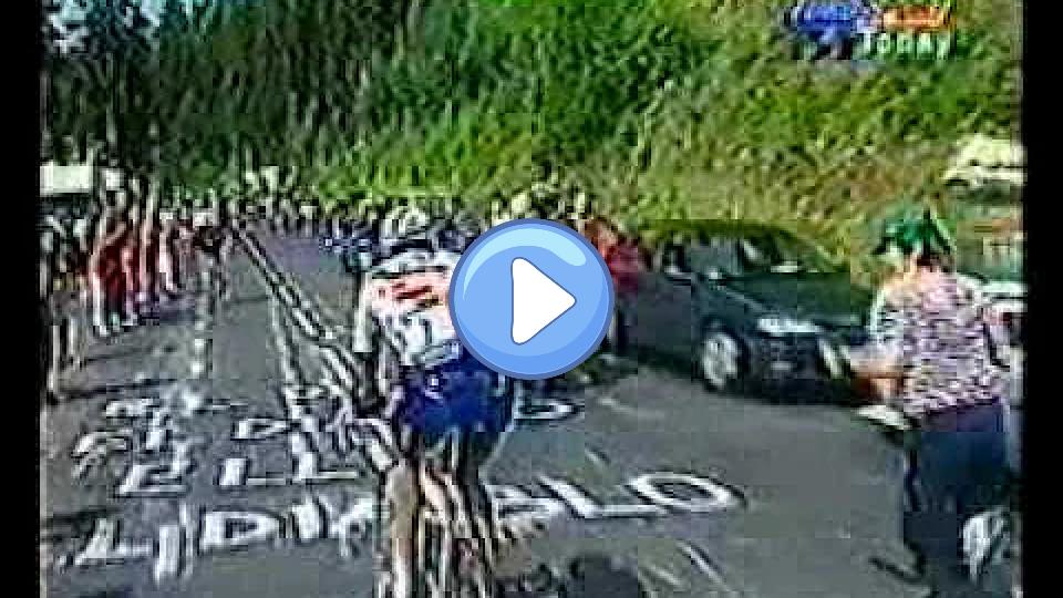 Play video: 1996 Tour de France - Indurain Falters Video thumb: 1996 Tour de France - Indurain Falters
