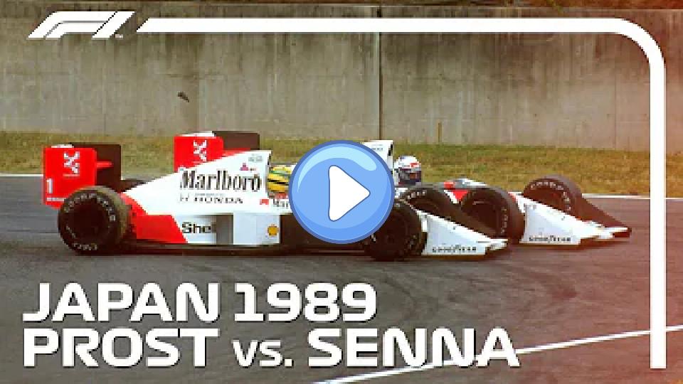 Play video: Ayrton Senna and Alain Prost's Championship-Deciding Crash | 1989 Japanese Grand Prix Video thumb: Ayrton Senna and Alain Prost's Championship-Deciding Crash | 1989 Japanese Grand Prix