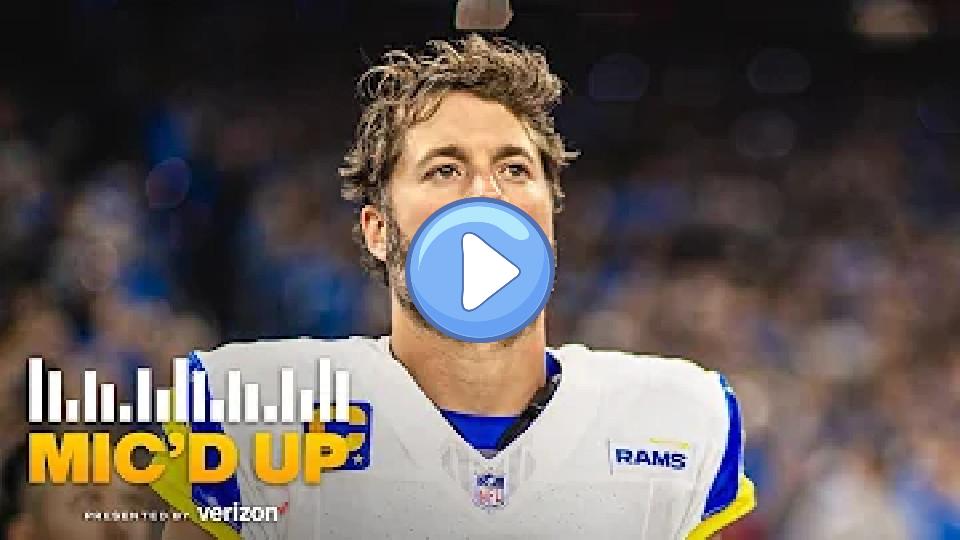 Play video: Matthew Stafford Mic'd Up in His Return to Detroit to Face the Lions Video thumb: Matthew Stafford Mic'd Up in His Return to Detroit to Face the Lions