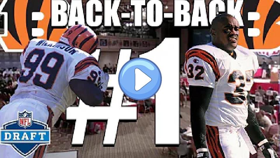 Play video: The Bengals' Back-to-Back First Overall Picks Did Not Go as Planned | NFL Draft Story Video thumb: The Bengals' Back-to-Back First Overall Picks Did Not Go as Planned | NFL Draft Story