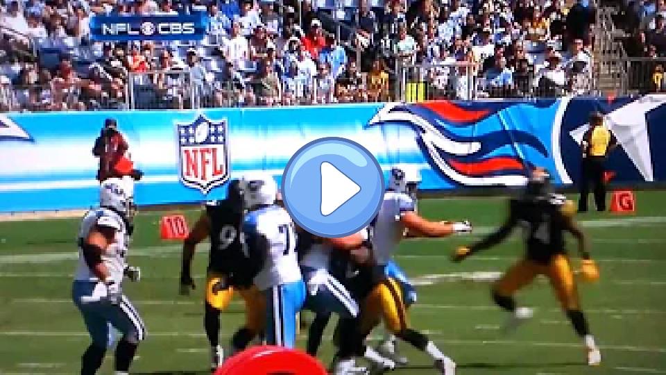 Play video: Steelers Flip Vince Young and Body-Slam Him Video thumb: Steelers Flip Vince Young and Body-Slam Him