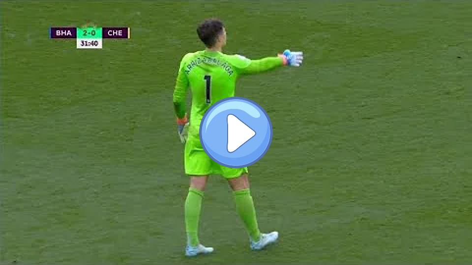 Play video: Kepa Arrizabalaga Injury vs Brighton Video thumb: Kepa Arrizabalaga Injury vs Brighton