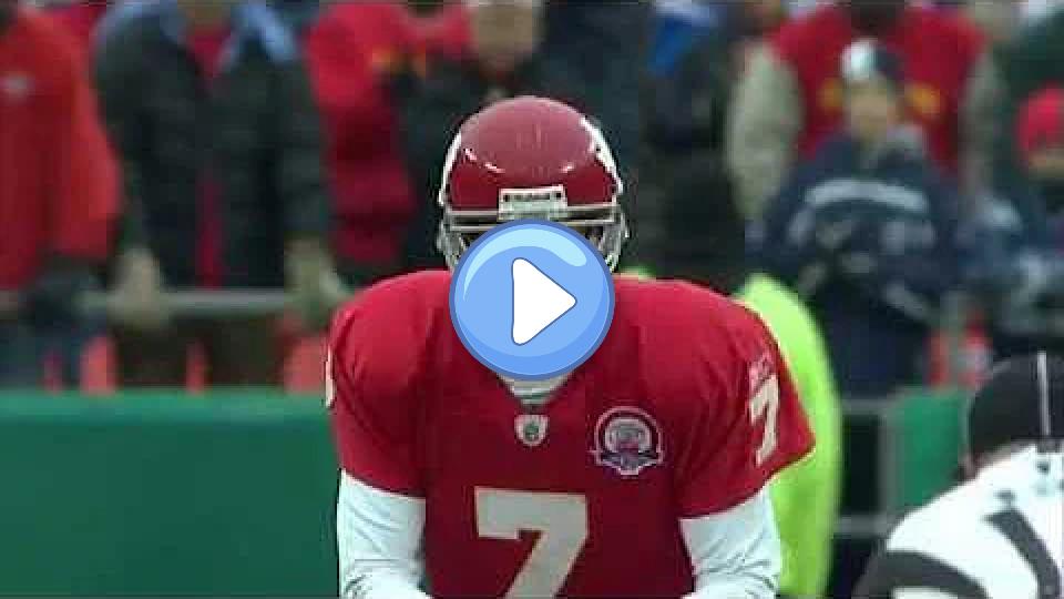 Play video: Matt Cassel gets a little pressure and panics, 2009 Video thumb: Matt Cassel gets a little pressure and panics, 2009