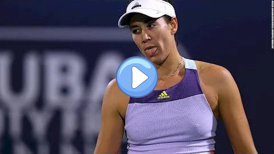 Video thumb: Garbiñe Muguruza delivers an epic racket smash in an upset loss against comeback mom Tsvetana Pironkova.