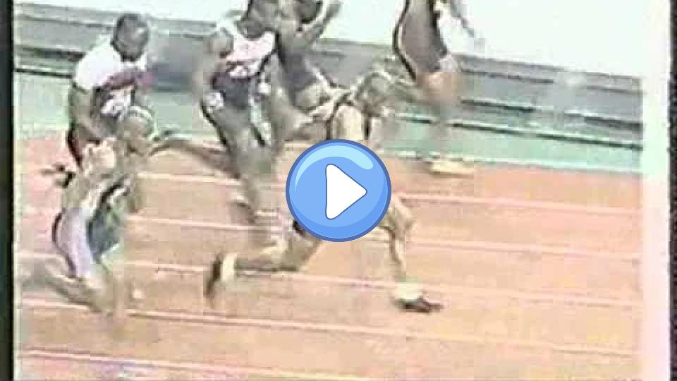 Play video: WR 60m. Maurice Greene. 6.39. Slow Motion. Video thumb: WR 60m. Maurice Greene. 6.39. Slow Motion.