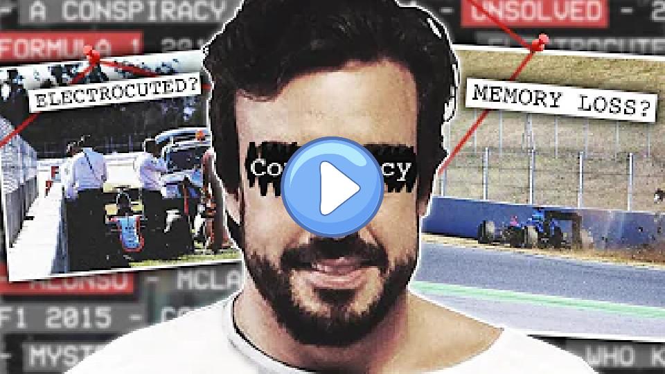 Play video: The Fernando Alonso Crash Conspiracy Video thumb: The Fernando Alonso Crash Conspiracy