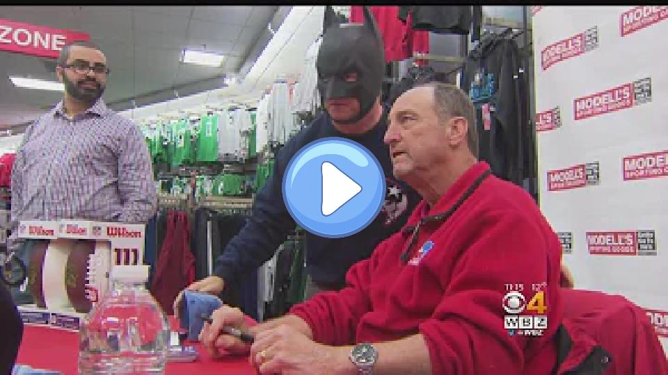 Play video: Fans Meet Their Hero Quarterback Steve Grogan Video thumb: Fans Meet Their Hero Quarterback Steve Grogan