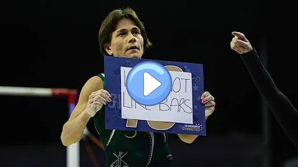 Play video: Oksana Chusovitina on Uneven Bars Video thumb: Oksana Chusovitina on Uneven Bars