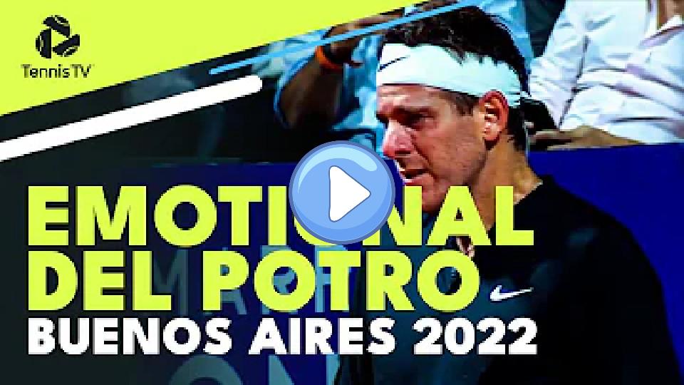 Play video: Juan Martin del Potro Breaks Down in Tears in Potential Final Match ♥️ | Argentina Open 2022 Video thumb: Juan Martin del Potro Breaks Down in Tears in Potential Final Match ♥️ | Argentina Open 2022