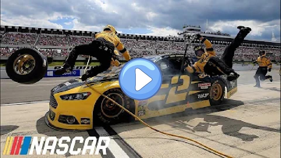 Play video: Keselowski's Wild Moment on Pit Road Video thumb: Keselowski's Wild Moment on Pit Road