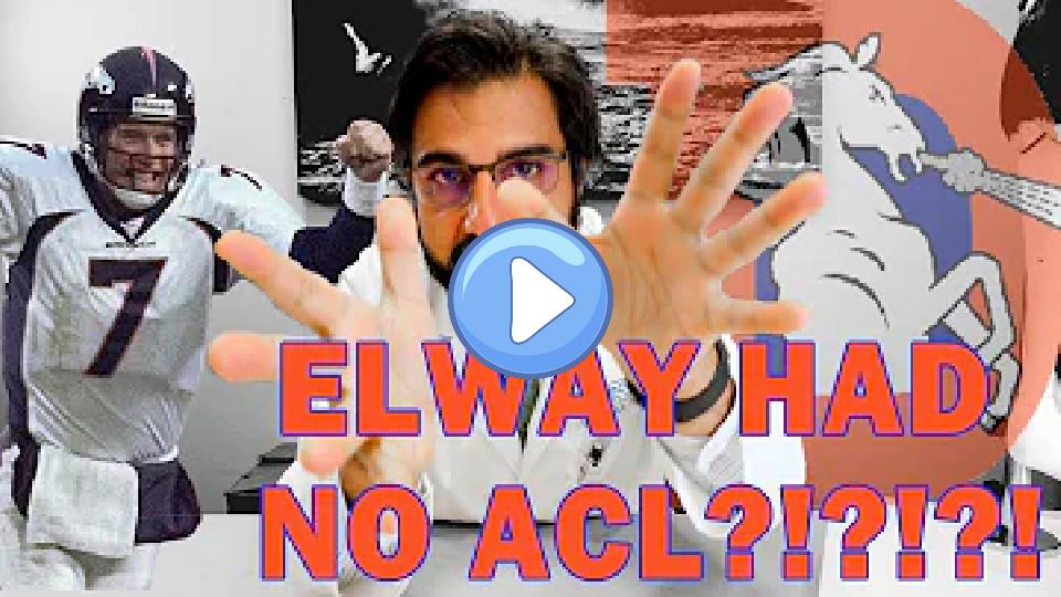 Play video: SURGEON EXPLAINS: NFL Classic Injury - John Elway Played Without an ACL! Video thumb: SURGEON EXPLAINS: NFL Classic Injury - John Elway Played Without an ACL!