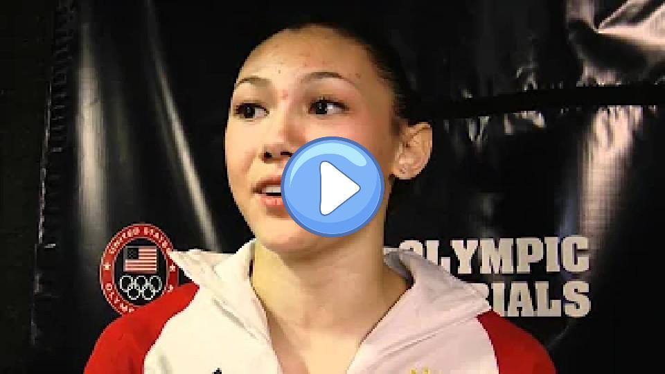 Play video: Kyla Ross After Olympic Trials - Day 1 Video thumb: Kyla Ross After Olympic Trials - Day 1