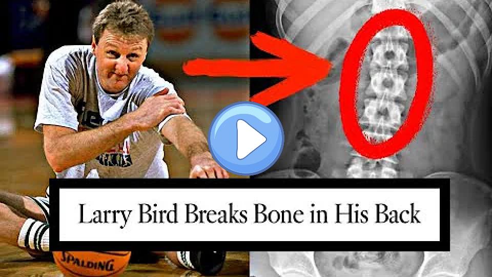 Play video: 5 Times Larry Bird Was Injured but Refused to Quit Video thumb: 5 Times Larry Bird Was Injured but Refused to Quit