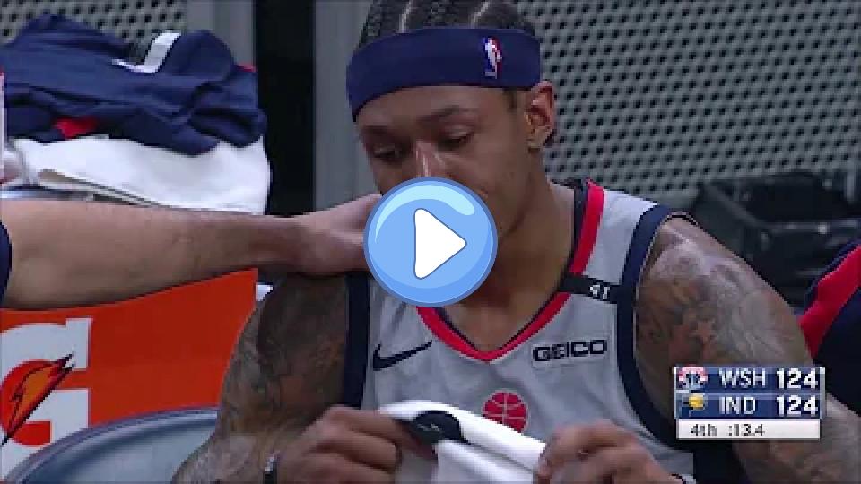 Play video: Bradley Beal in Tears After Hamstring Injury Video thumb: Bradley Beal in Tears After Hamstring Injury