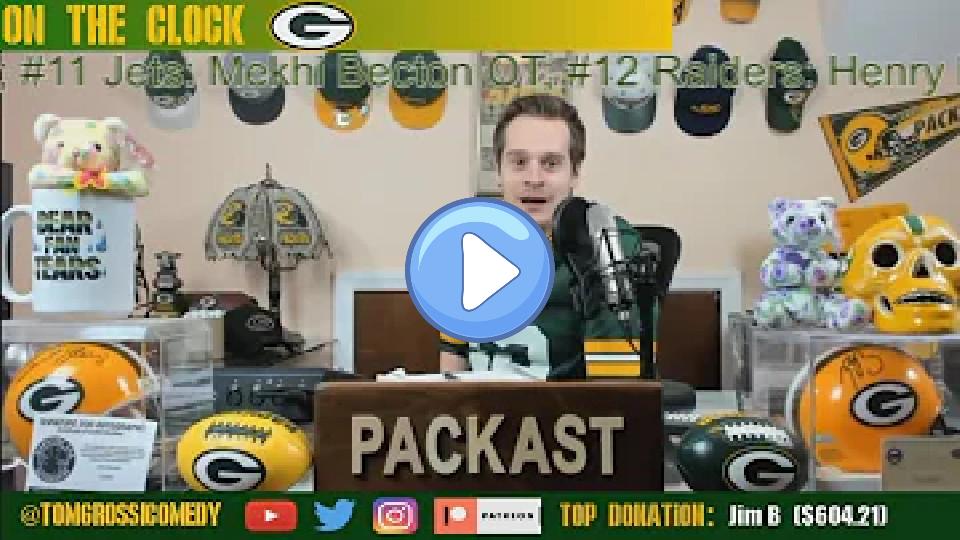 Play video: A Packers Fan's Live Reaction to Drafting Jordan Love Video thumb: A Packers Fan's Live Reaction to Drafting Jordan Love