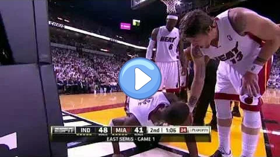 Play video: Chris Bosh's injury Video thumb: Chris Bosh's injury