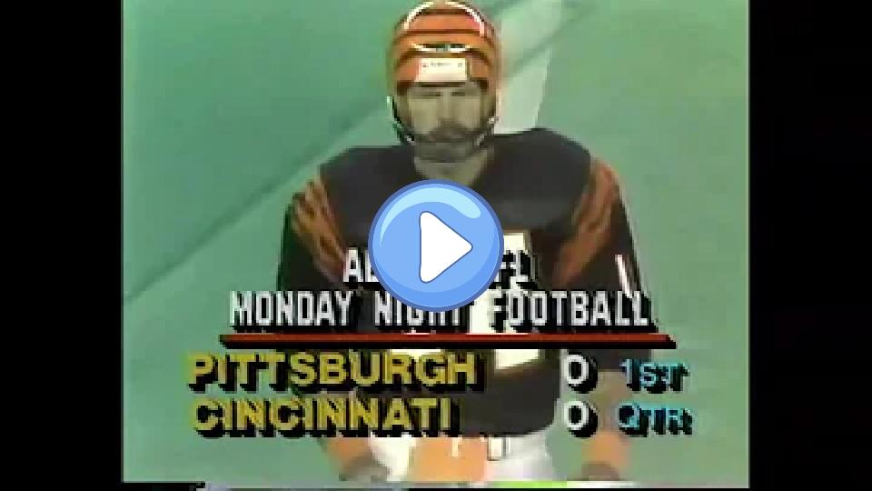 Play video: October 10, 1983: Pittsburgh Steelers vs. Cincinnati Bengals Video thumb: October 10, 1983: Pittsburgh Steelers vs. Cincinnati Bengals