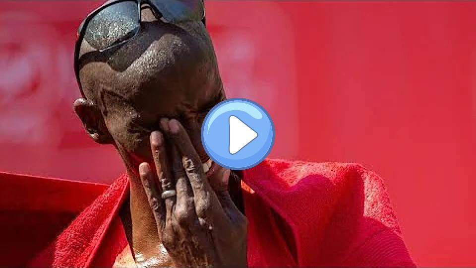 Play video: Sir Mo Farah withdraws from the London Marathon due to a hip injury. Video thumb: Sir Mo Farah withdraws from the London Marathon due to a hip injury.