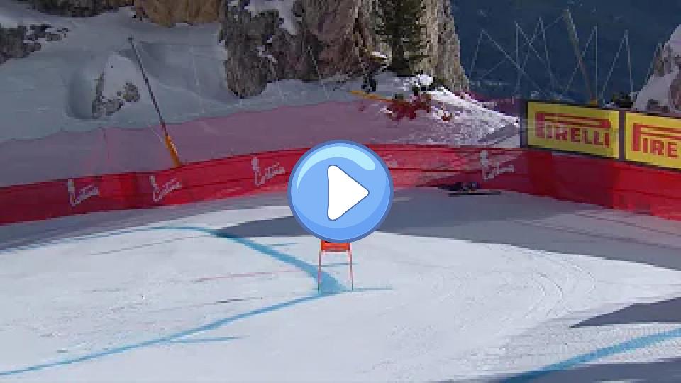 Play video: Mikaela Shiffrin 🇺🇸 - major crash during the women's downhill race - Cortina d'Ampezzo, Jan 26, 2024 Video thumb: Mikaela Shiffrin 🇺🇸 - major crash during the women's downhill race - Cortina d'Ampezzo, Jan 26, 2024