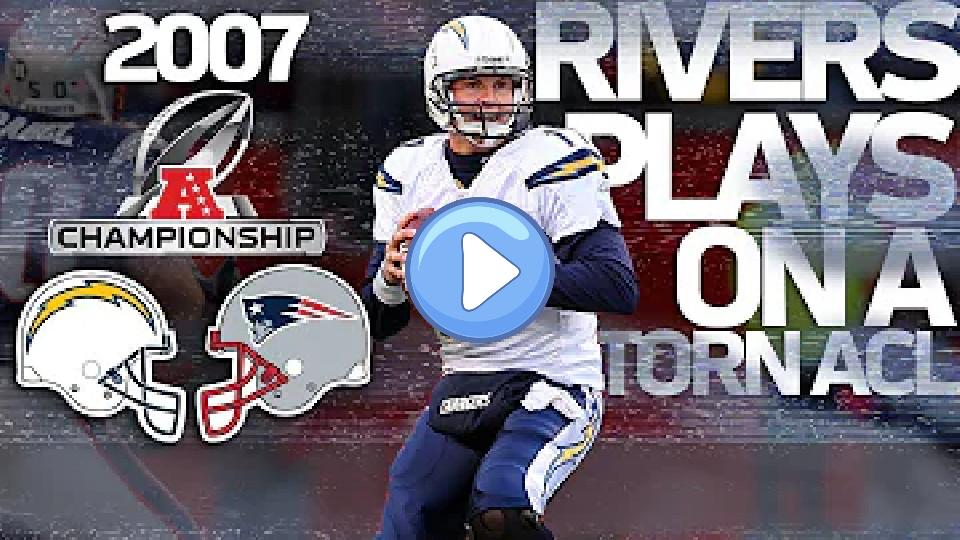 Play video: Remember That Game When Philip Rivers Played on a Torn ACL? | NFL Highlights Video thumb: Remember That Game When Philip Rivers Played on a Torn ACL? | NFL Highlights