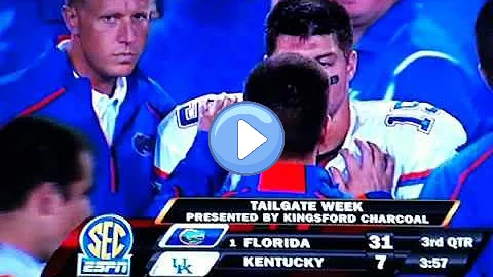 Video thumb: Tim Tebow Suffered a Concussion
