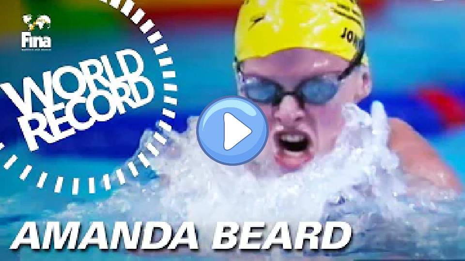 Play video: World Record - Amanda Beard 🇺🇸 | #FINABarcelona2003 Video thumb: World Record - Amanda Beard 🇺🇸 | #FINABarcelona2003