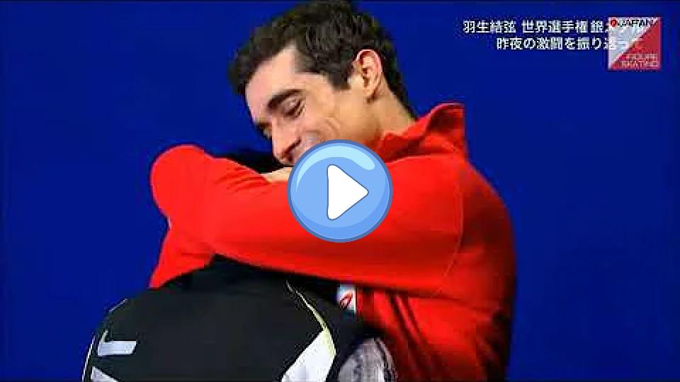 Play video: Cute Moments Between Yuzuru and Javier Video thumb: Cute Moments Between Yuzuru and Javier