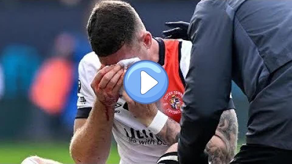 Video thumb: Ross Barkley injured vs Crystal Palace #LutonTown #PremierLeague #CrystalPalace